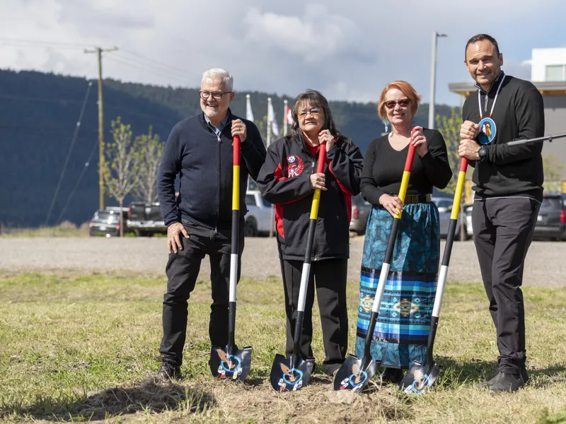 Post Image for Thumbnail for Knucwentwecw Society Breaks Ground on New Child and Family Services Building