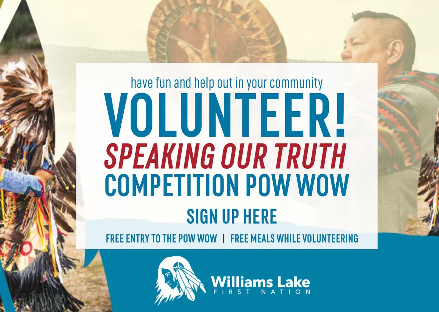 Post Image For Thumbnail for Volunteer at Speaking Our Truth Competition Pow Wow